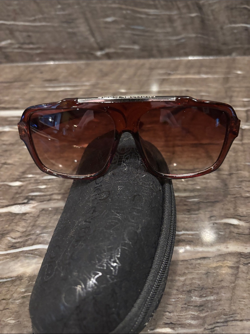 Women’s Brown Gradient Sunglasses - Stylish UV Protection